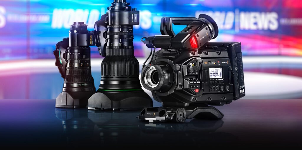 Камера URSA Broadcast G2 з ефірною оптикою B4